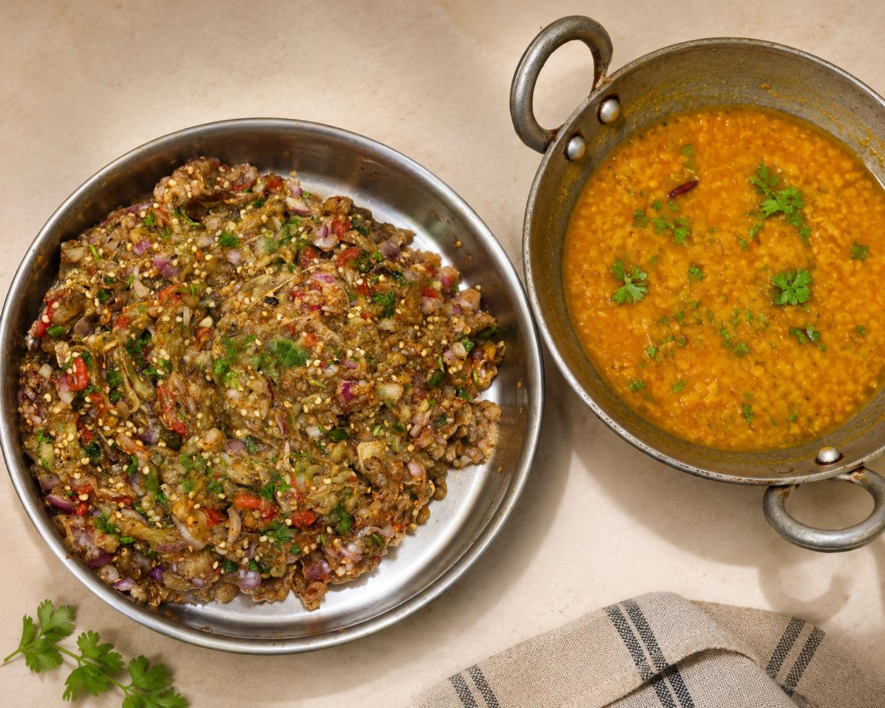 Litti Chokha homemade tiffin